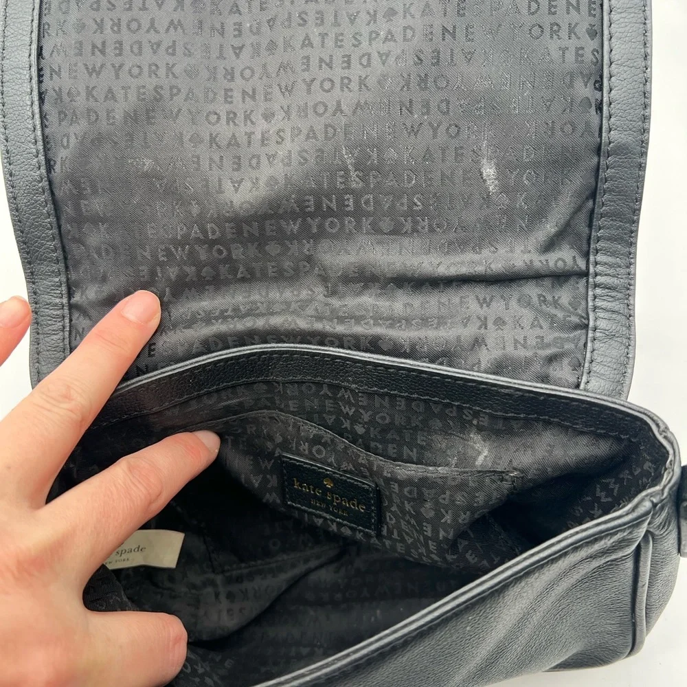 Kate Spade Black Goat‎ Leather Purae